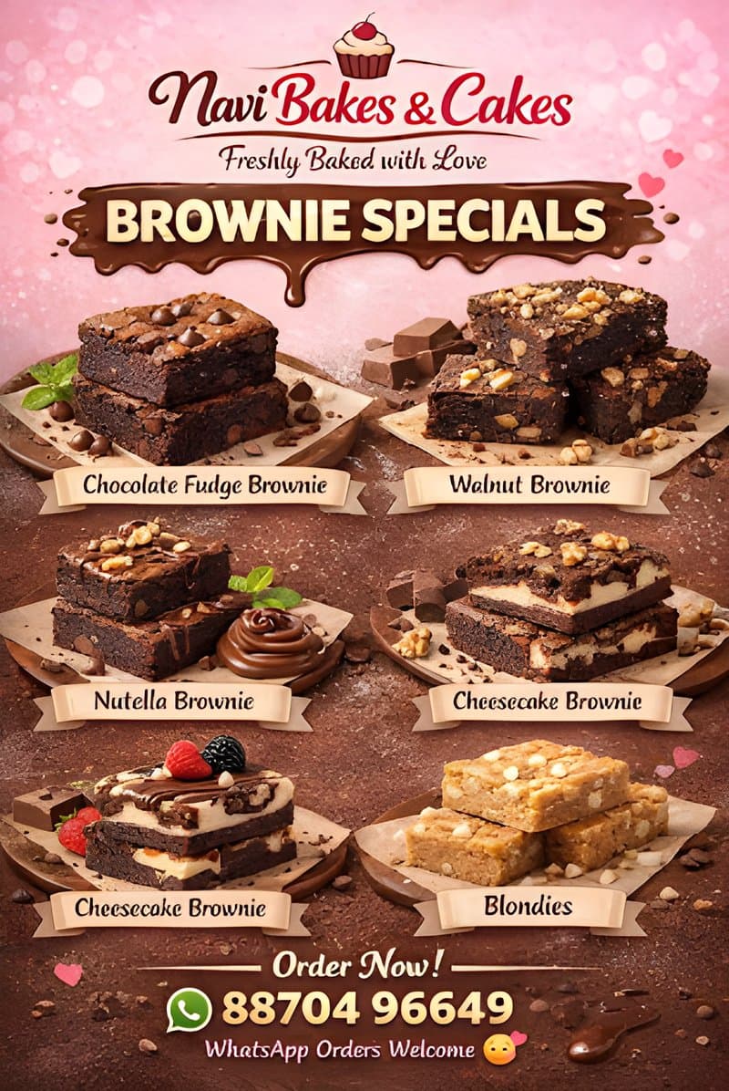 Navi Bakes & Cakes Brownie Specials